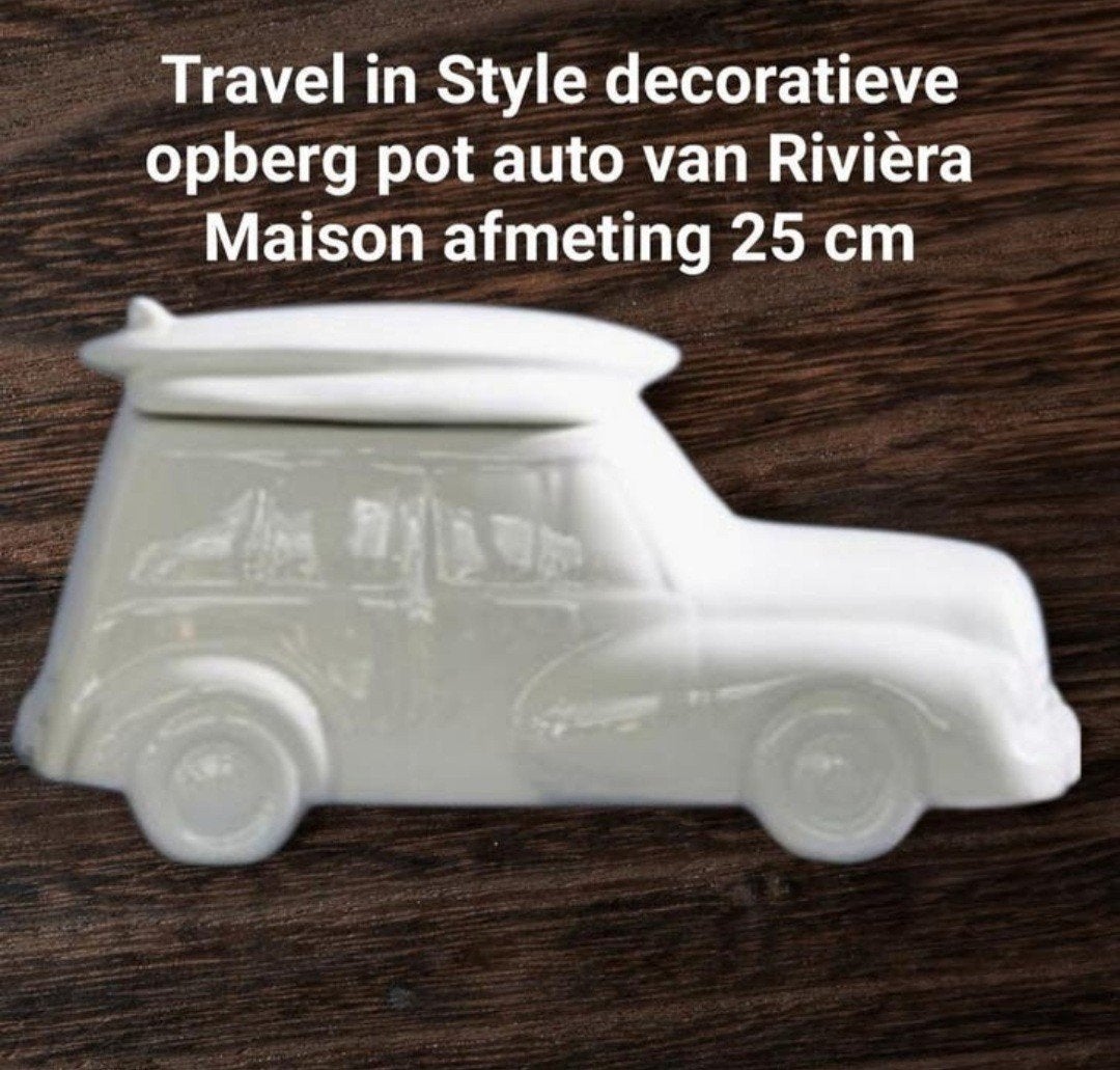 Rivièra Maison Travel in Style voorraad pot auto, Ophalen of Verzenden