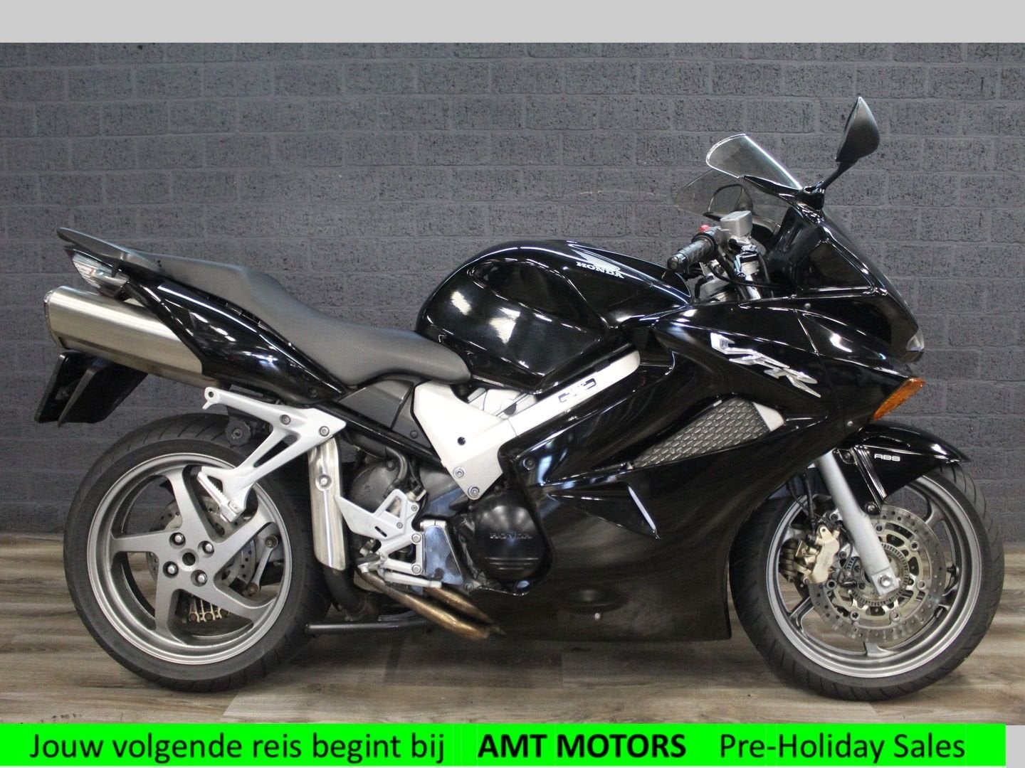 HONDA VFR 800 FI VTEC ABS (bj 2008) Prachtige Zwarte VFR800, HONDA, Motorrijbewijs A, Bedrijf, Onbekend