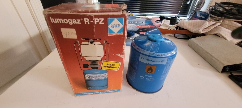Camping licht op gas, Caravans en Kamperen, Ophalen, Gebruikt