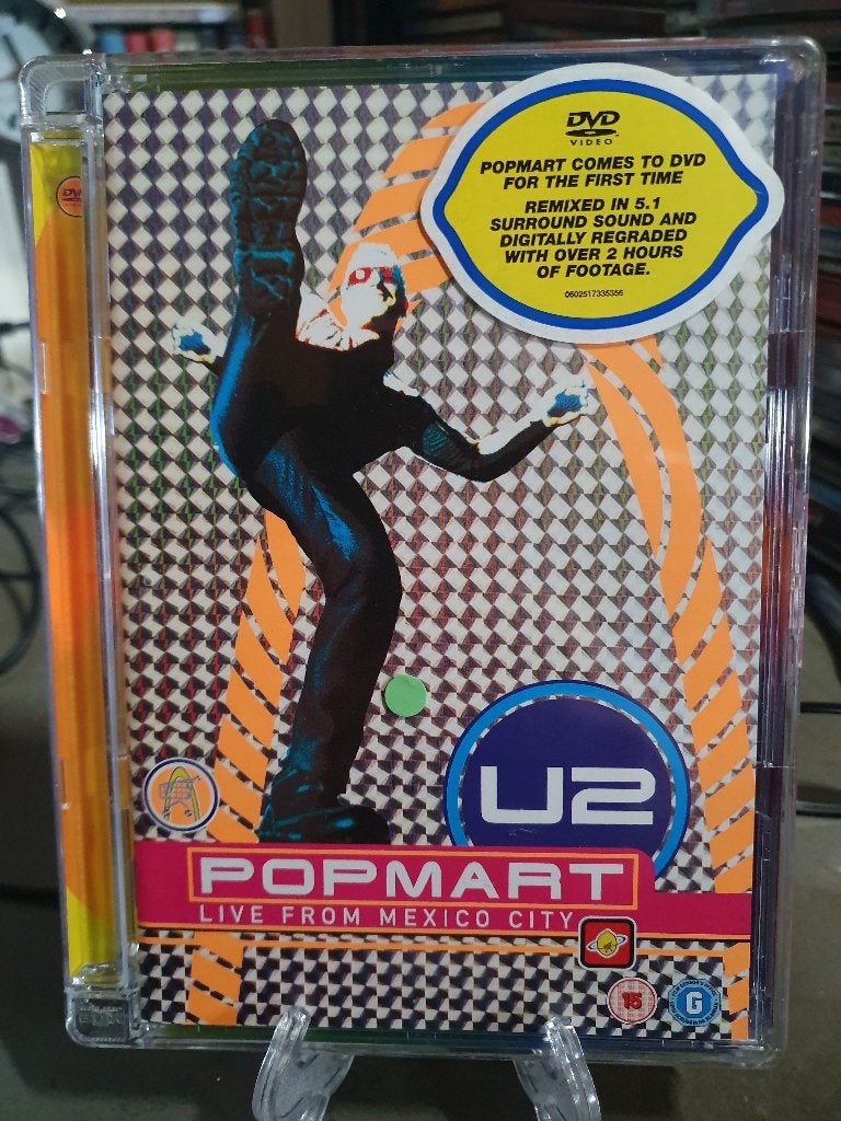 U2 Popmart Live From Mexico City DVD, Cd's en Dvd's, Alle leeftijden, Ophalen, Zo goed als nieuw