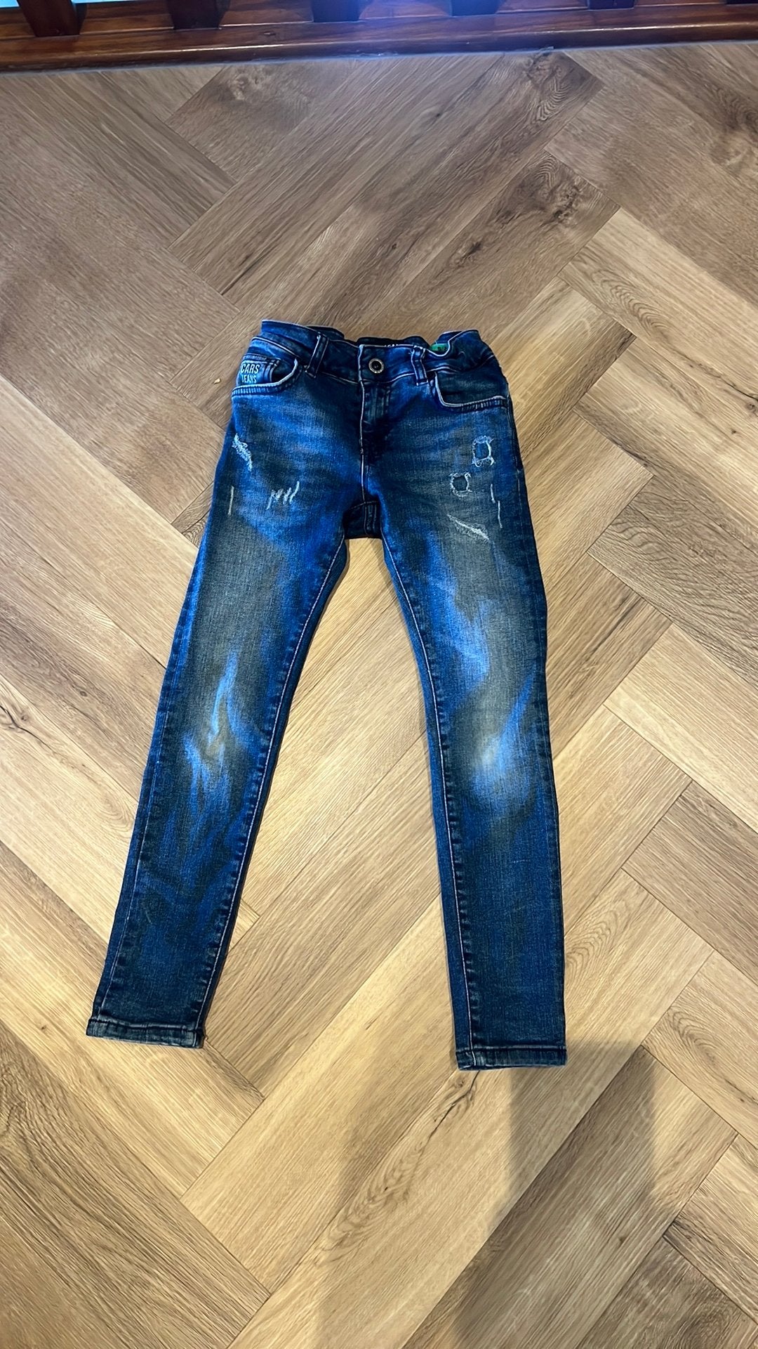 Spijkerbroek jongens Cars maat 128, Ophalen of Verzenden, Zo goed als nieuw, Jongen, Broek