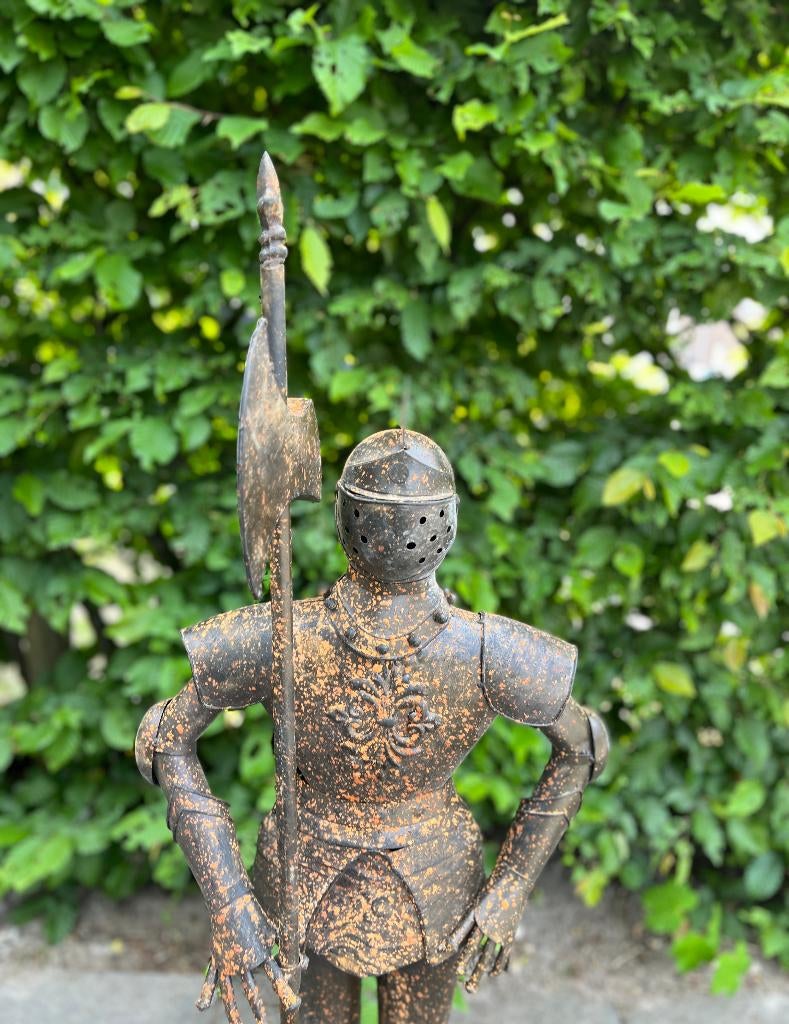 Ridder van metaal., Beeld, Bruin, 50 - 100 cm, Ophalen of Verzenden