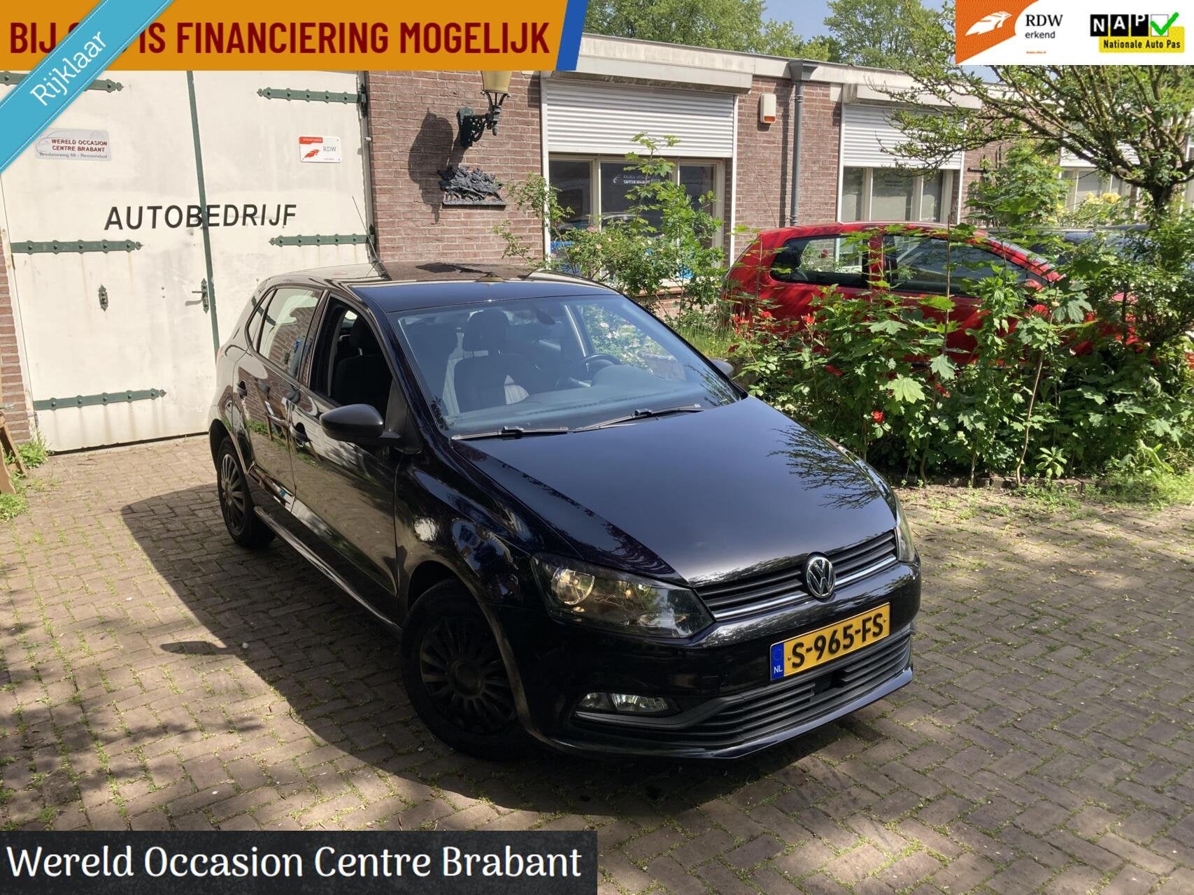Volkswagen Polo 1.0 Comfortline Edition apk 01 2027, Auto's, Euro 6, Zwart, Start-stop-systeem, Bedrijf