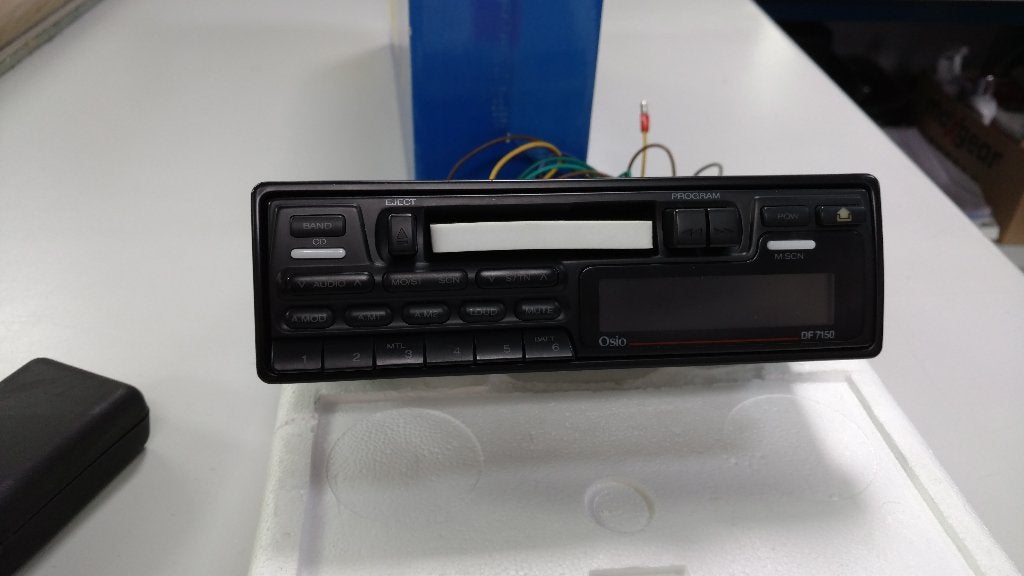 vintage auto cassette radio Osio nieuw, Ophalen of Verzenden