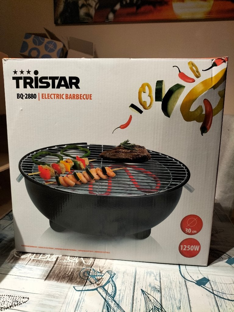 Tristar BQ-2880 Elektrische Barbecue - Nieuw in doos, Ophalen of Verzenden, Nieuw, Tristar