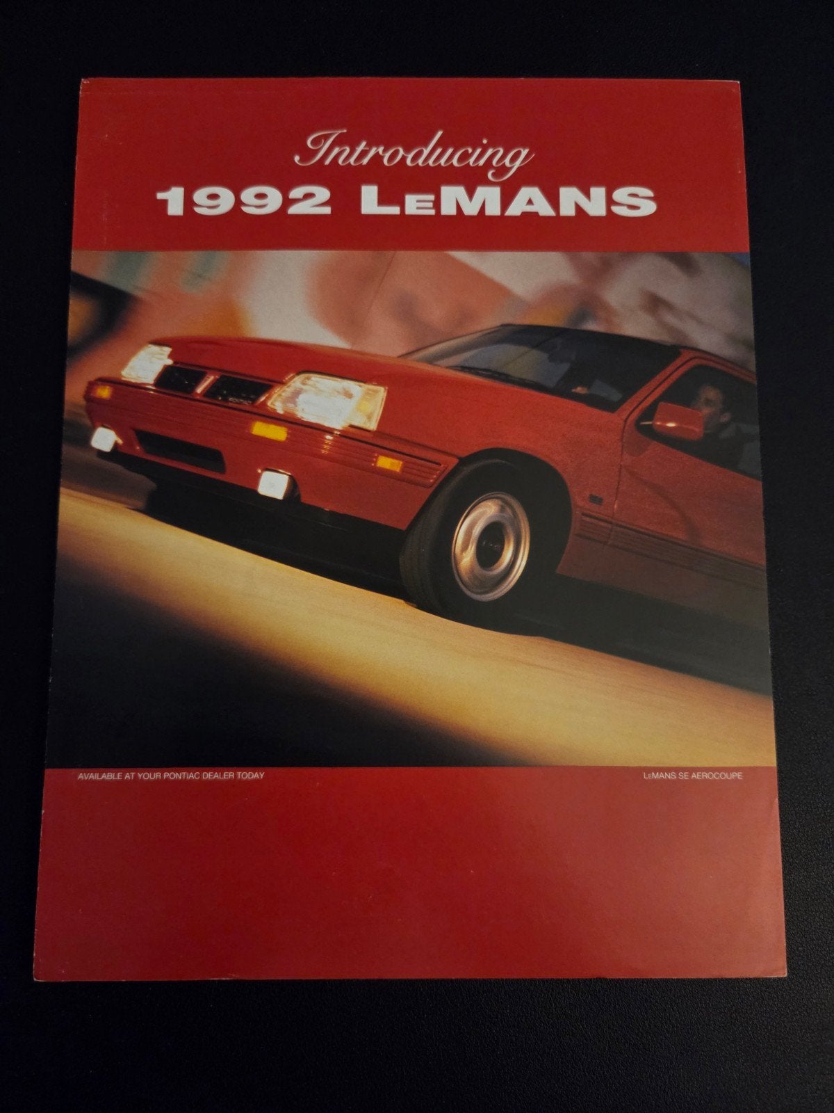 Brochure Pontiac LeMans 1992, Ophalen of Verzenden, Zo goed als nieuw, Overige merken