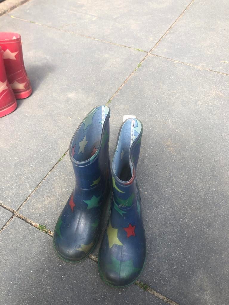 Hema regenlaarzen maat 26 met sterren, Kinderen en Baby's, Kinderkleding | Overige, Gebruikt, Jongen of Meisje, Ophalen of Verzenden