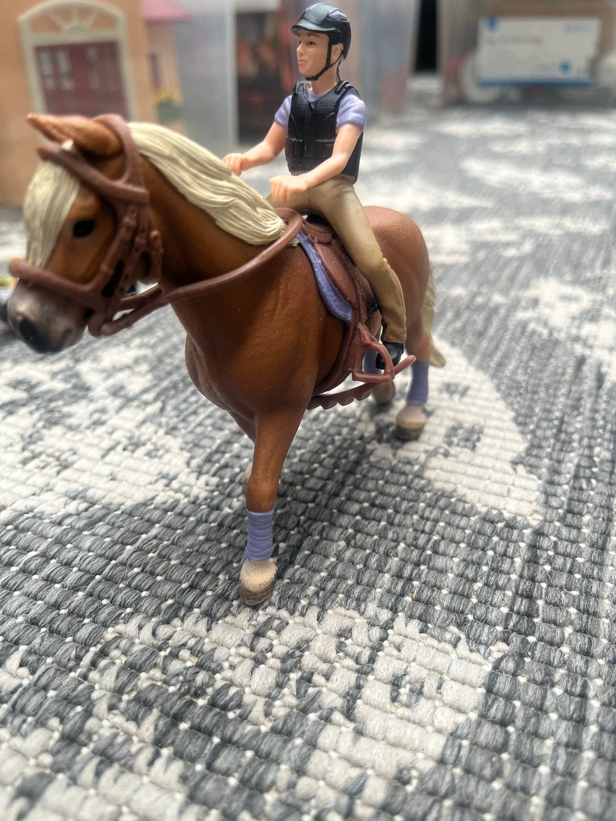 Schleich Paard met Ruiter Set 42113, Ophalen of Verzenden, Zo goed als nieuw