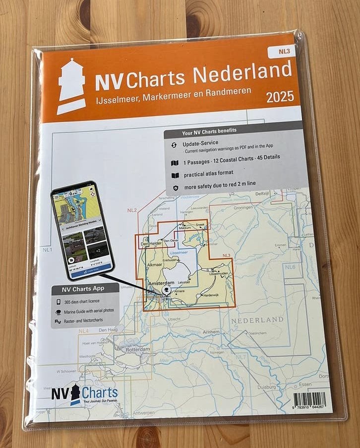 NV Charts Nederland 2025, Ophalen of Verzenden, Zo goed als nieuw
