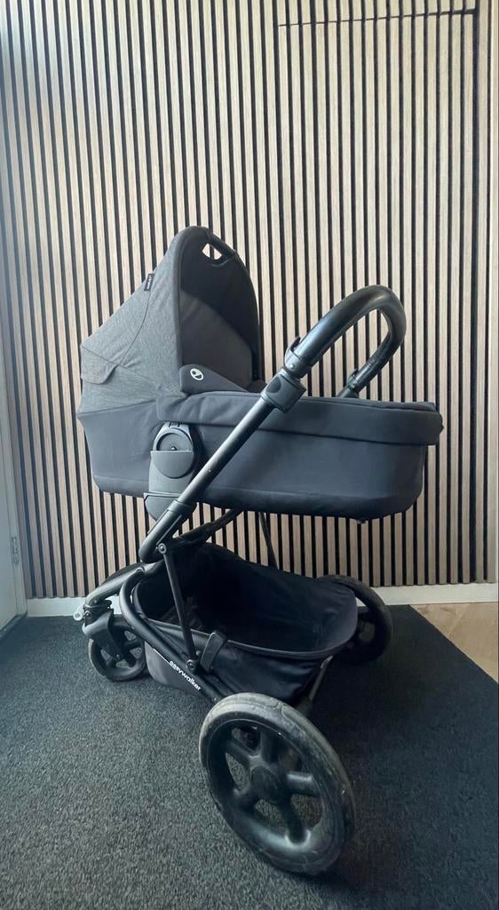 Easy Walker Harvey2 Kinderwagen grijs met accessoires, Gebruikt, Combiwagen, Verstelbare duwstang, Ophalen