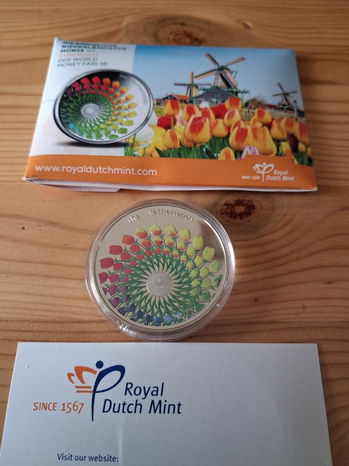 World Money Fair 2018 Munt - Royal Dutch Mint, Ophalen of Verzenden, Koningin Beatrix, Overige waardes, Losse munt