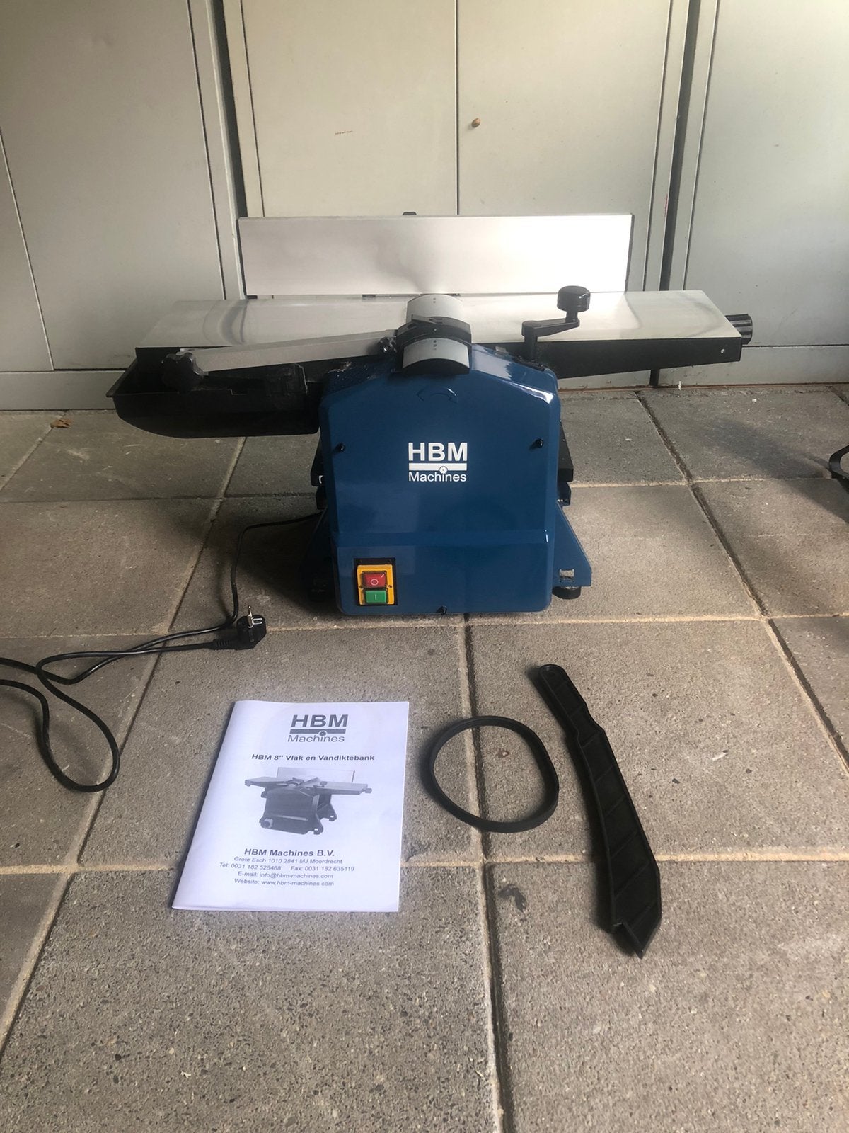 Vlak - Vandiktebank freesmachine HBM 8 inch, Ophalen, Zo goed als nieuw, Elektrisch, Overige soorten