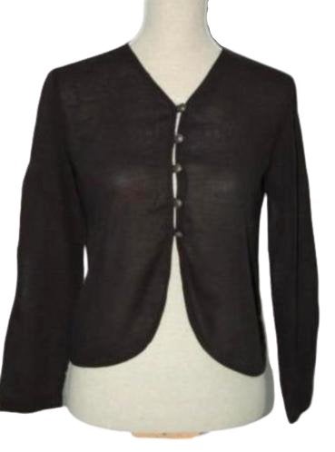 Armani Jeans vest, vestje, top, bruin, Mt. XS, Armani, Bruin, Verzenden, Zo goed als nieuw
