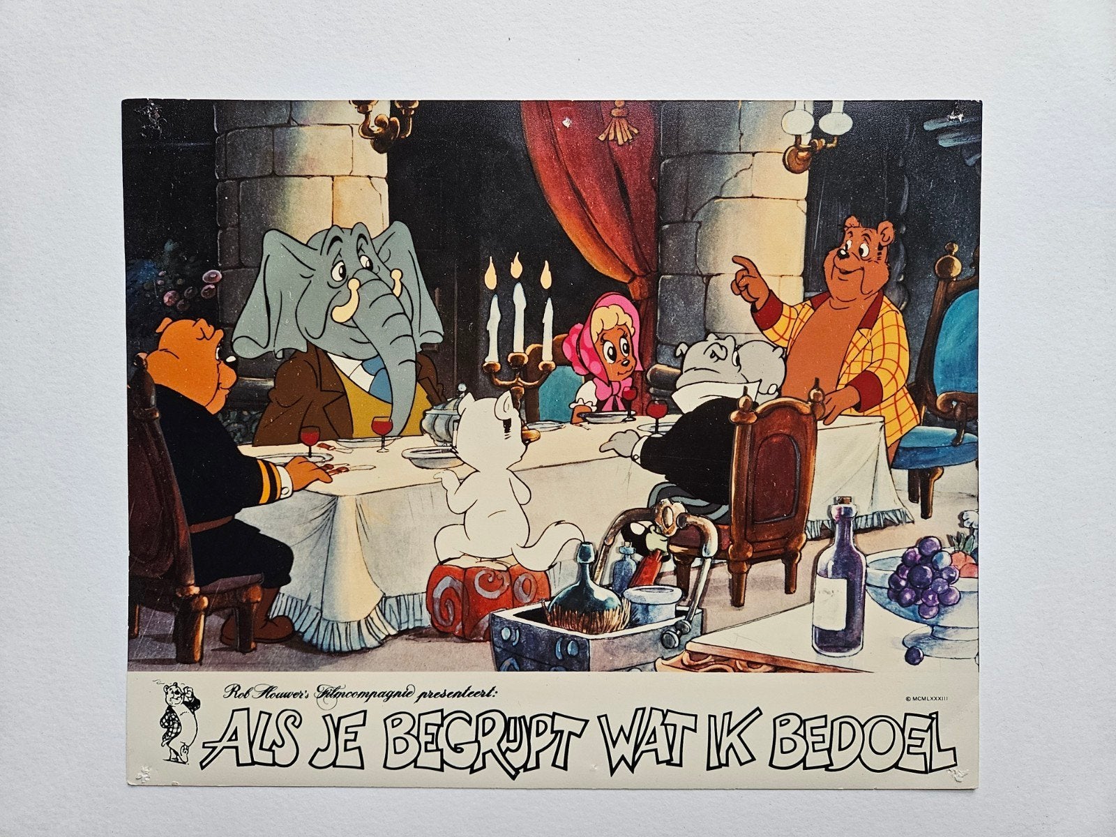 Bioscoopfoto 'Als je begrijpt wat ik bedoel' (1983), Verzamelen, Ophalen of Verzenden, Gebruikt, Film, Foto of Kaart