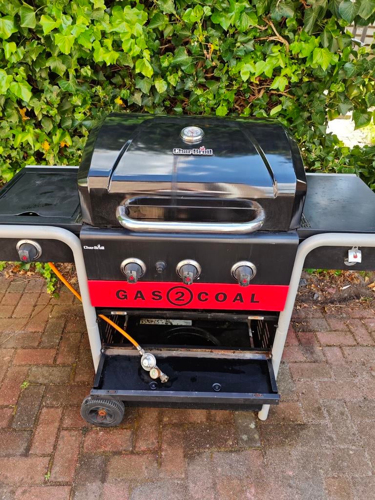 Char-Broil Gas2Coal BBQ – Gas én houtskool, Ophalen of Verzenden, Gebruikt, Char-Broil