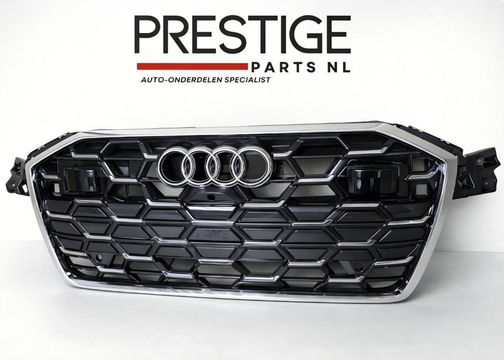 Grill Audi A6 C8 4K Facelift S-line Grille 4K0853651T Origin, Gebruikt, -, Voor, Bumper