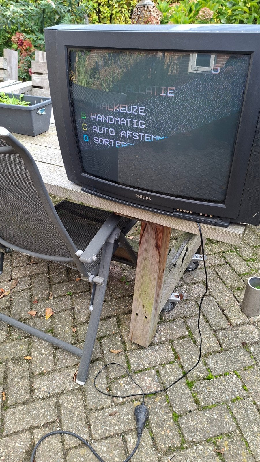 Philips 25PT530A/00 CRT TV - Vintage Televisie, Ophalen, Philips, Gebruikt, 50 Hz