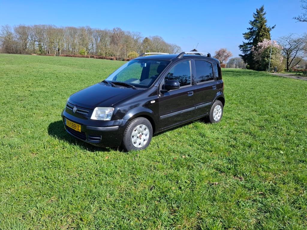 Fiat Panda 1.2 2011 Zwart, Auto's, Fiat, 1242 cc, Zwart, Origineel Nederlands, Handgeschakeld