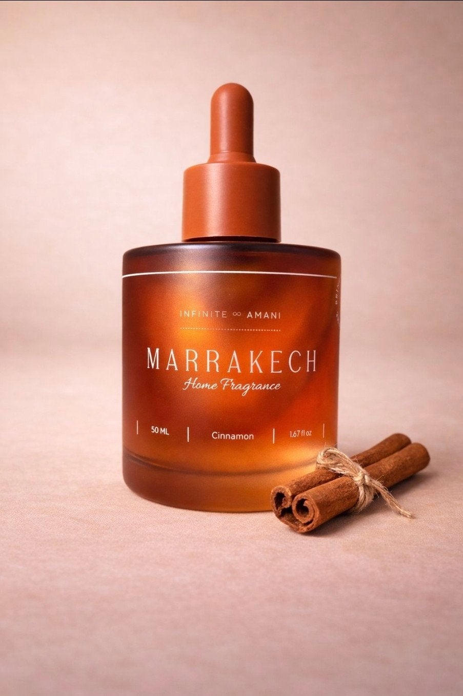Infinite Amani Marrakech Kaneel Geurolie 50ml, Ophalen of Verzenden, Nieuw