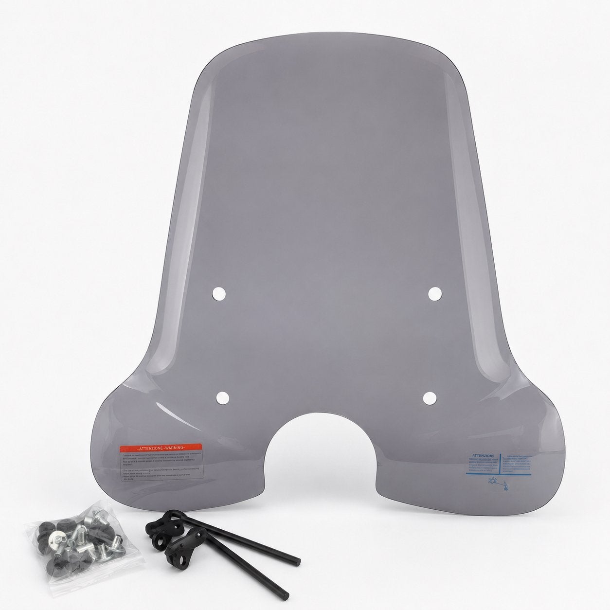 Windscherm Grande Retro Smoke Hoog + Bevestigingsset Nieuw, Motoren, Verzenden, ., ., .