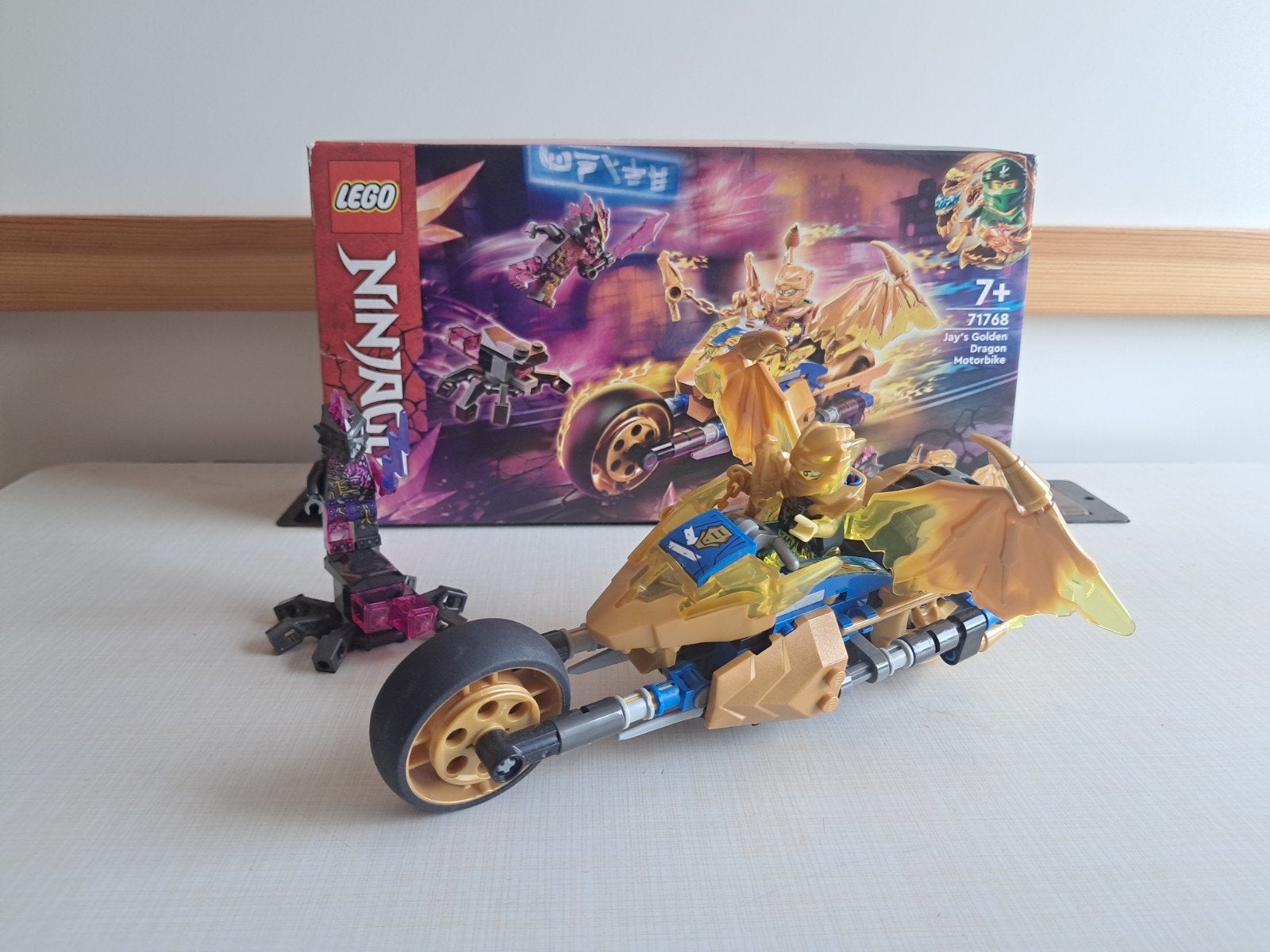Lego Ninjago 71768 Jay's Golden Dragon Motorbike, Ophalen of Verzenden, Zo goed als nieuw