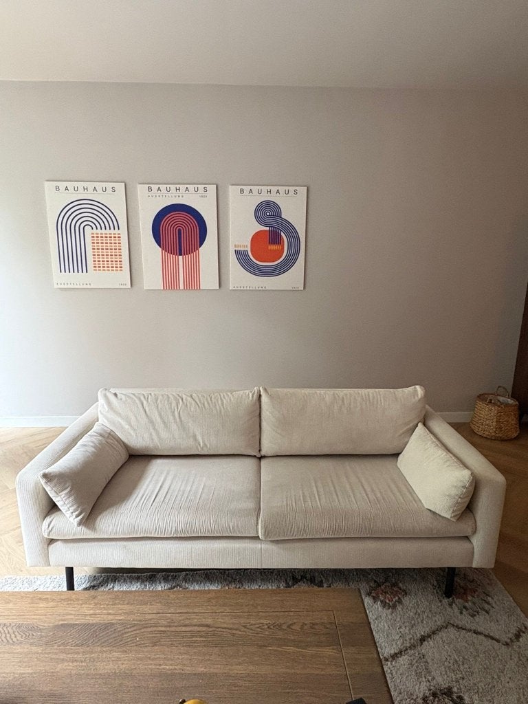 Wehkamp Home 3-zitsbank Adam, Huis en Inrichting, Ophalen, Gebruikt, Tweepersoons, 75 tot 100 cm