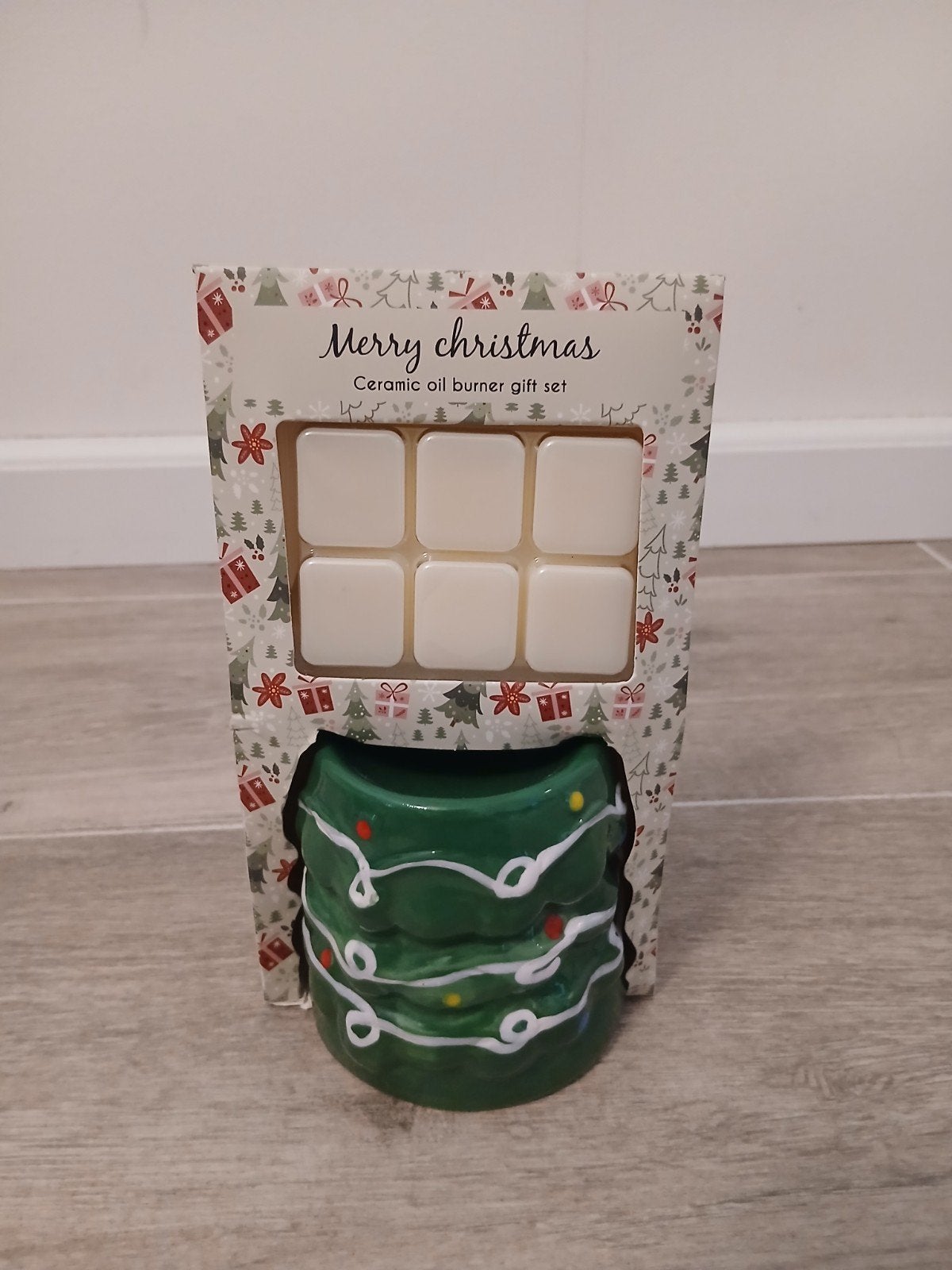 Keramische kerst-aromalamp, Ophalen of Verzenden, Nieuw