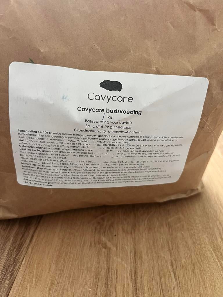 Cavycare cavia voeding, Ophalen of Verzenden, Nieuw, Verzorging