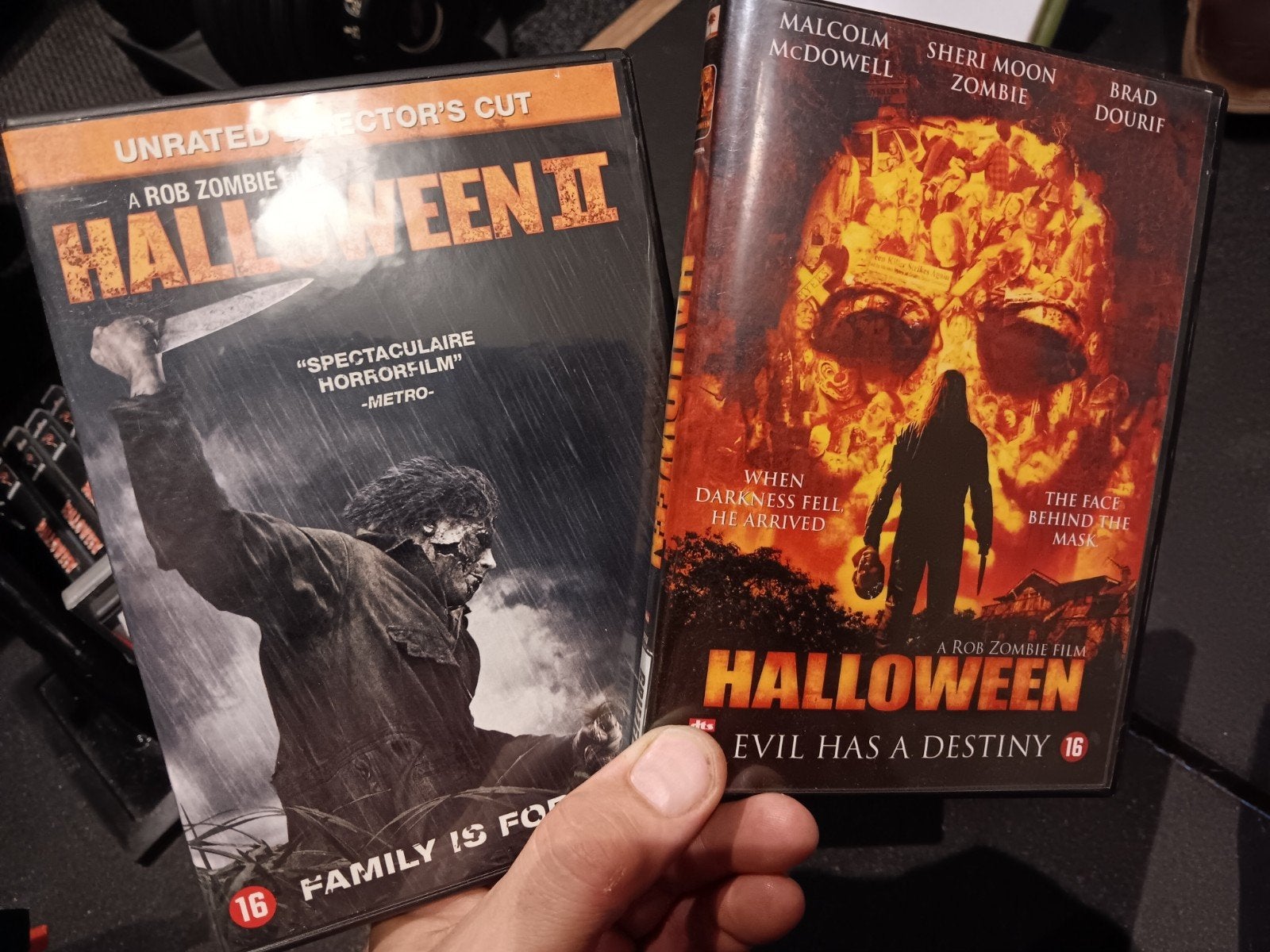 Rob zombie Halloween 1& 2 dvd.s horror, Vanaf 16 jaar, Ophalen of Verzenden, Zo goed als nieuw, Overige genres