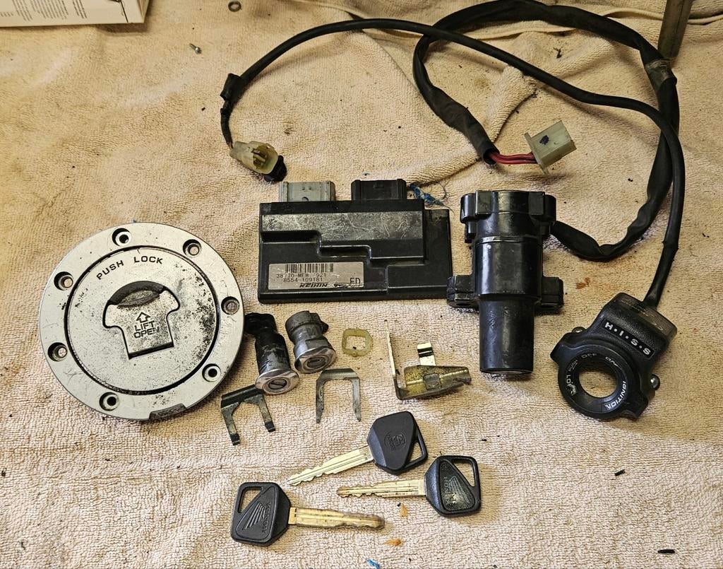 Sleutelset deauville nt700v abs compleet incl ecu, Motoren, Ophalen of Verzenden