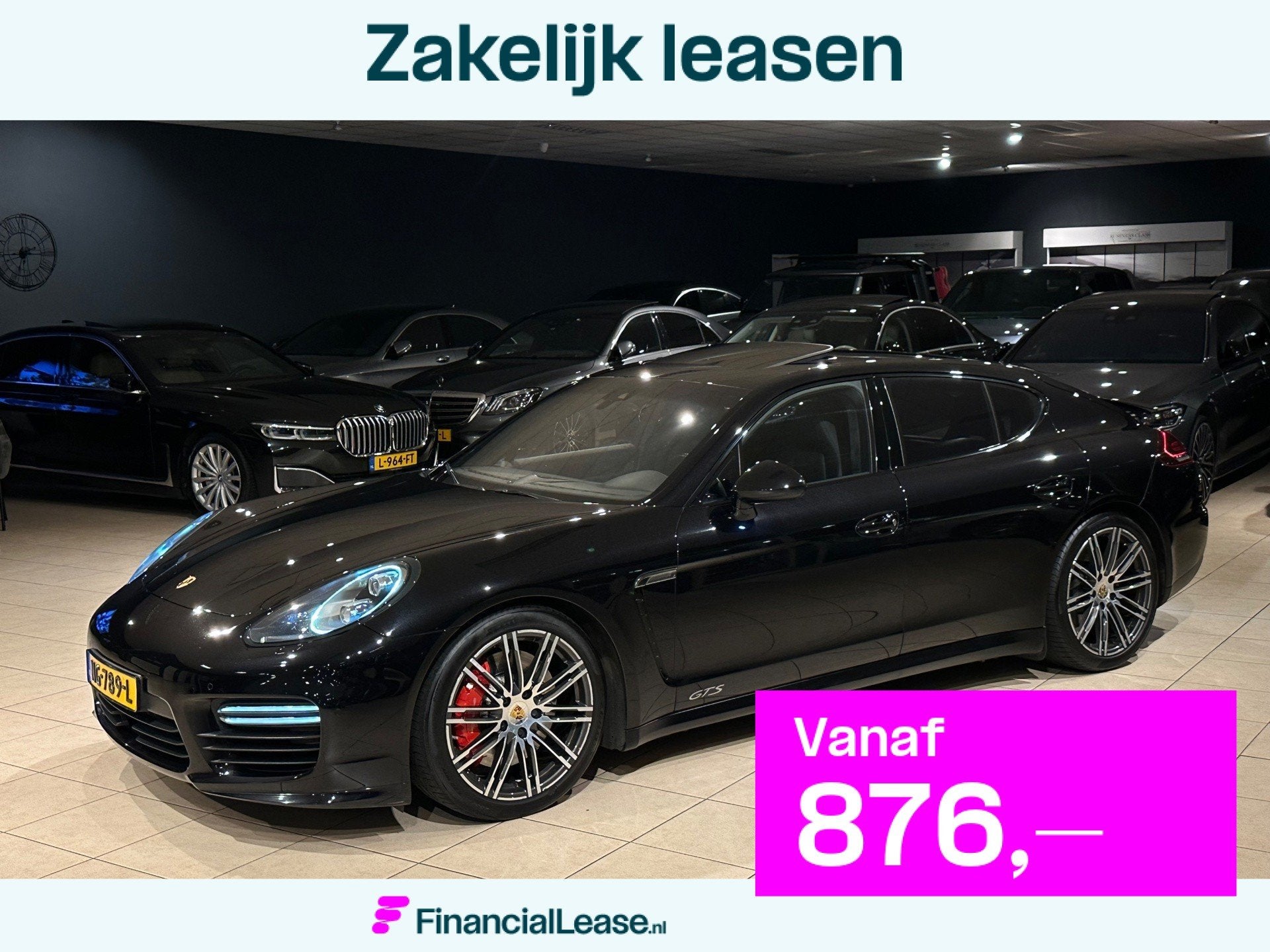 Porsche Panamera 4.8 GTS Facelift/Sportchrono/Opendak/Bomvol, Automaat, Gebruikt, 4 stoelen, Lichtsensor