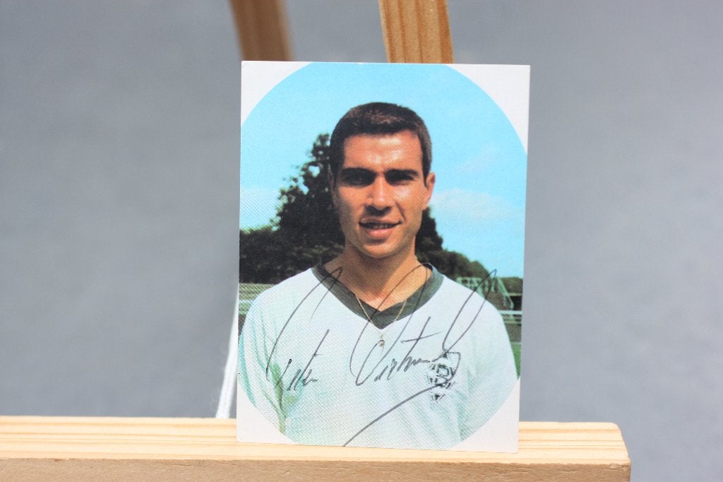 Vintage voetbalautogramkaart Peter Dietrich Borussia '70, Verzamelen, Sportartikelen en Voetbal, Ophalen of Verzenden, Gebruikt