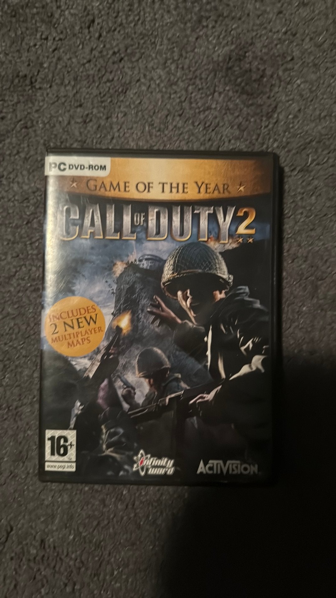 Call of duty 2 game of the year pc, Spelcomputers en Games, Games | Pc, Vanaf 18 jaar, Shooter, 1 speler, Ophalen of Verzenden
