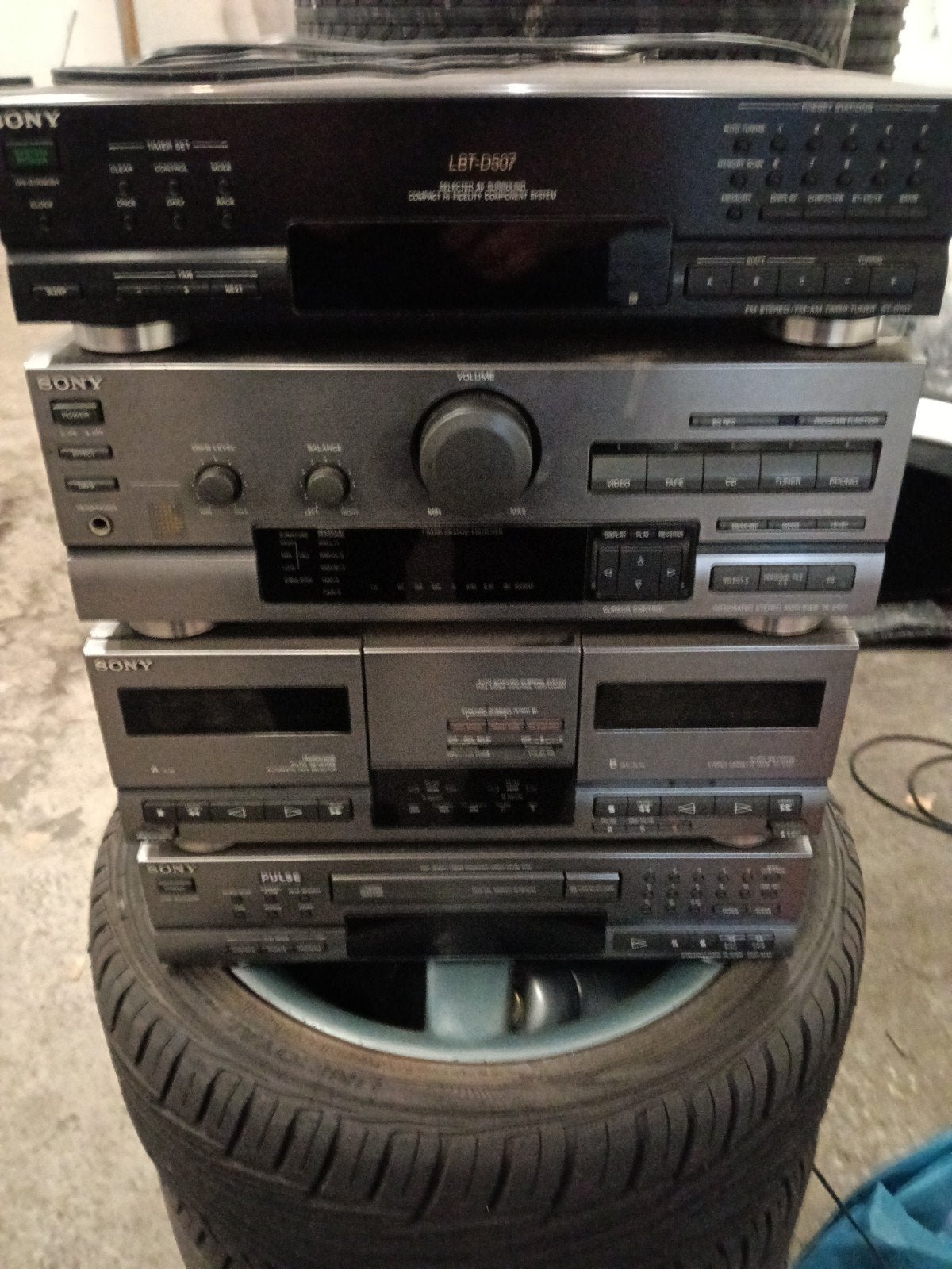 Sony stereo set, Ophalen, Gebruikt, Tuner of Radio, Losse componenten