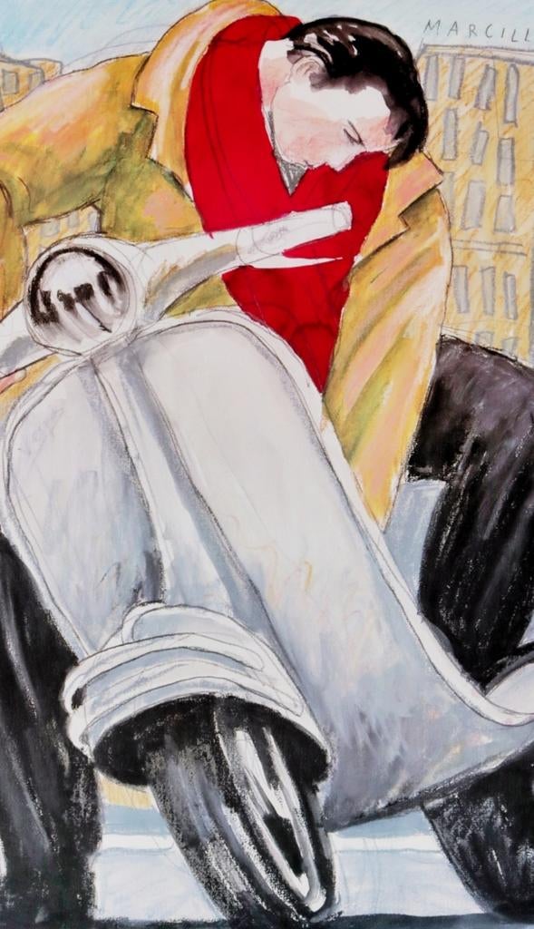 "Javier de Juan" 'Vespa / "SIN TITULO' '87 XL, Ophalen of Verzenden
