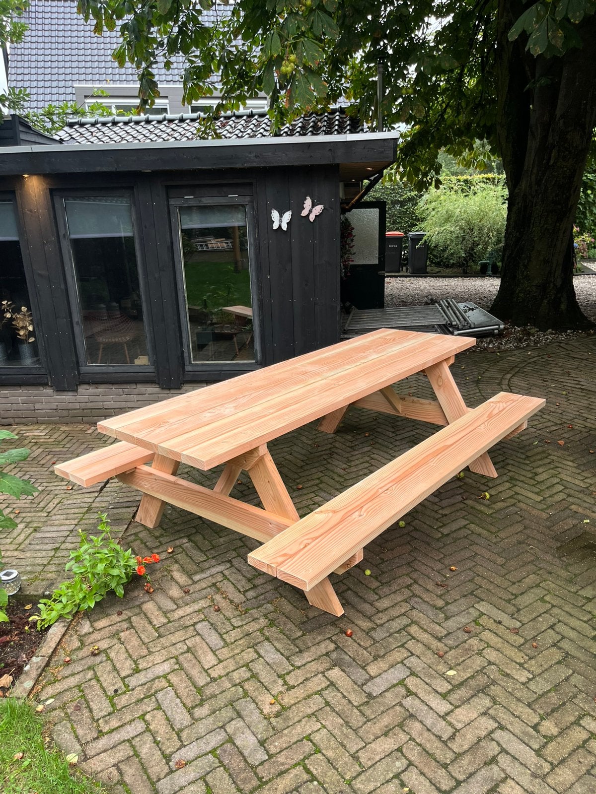 Douglas Picknickbank! Na dit weekend ophalen!, Ophalen, Zo goed als nieuw, Rechthoekig, Hout