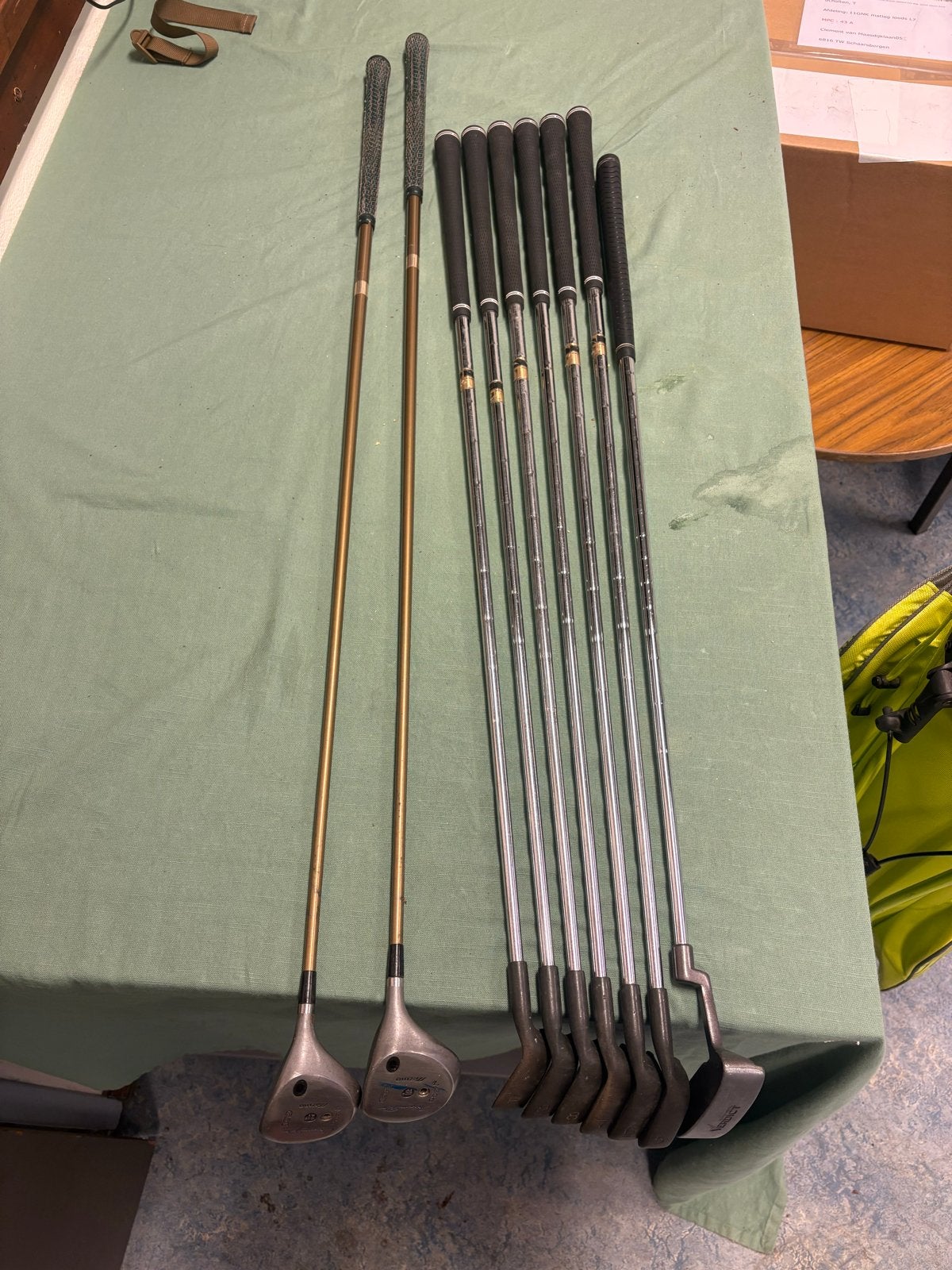 Golfclubset: Mizuno Pro, MacGregor, Verdict Putter, Sport en Fitness, Golf, Ophalen of Verzenden, Gebruikt, Set, Mizuno