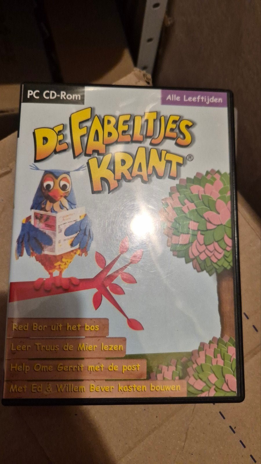 De Fabeltjeskrant PC CD-Rom - Educatief spel, Puzzel en Educatief, Gebruikt, 1 speler, Ophalen of Verzenden