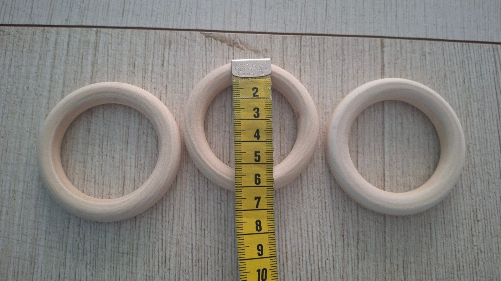 Houten ringen voor knutselen of babygym (3 stuks), Ophalen of Verzenden, Nieuw