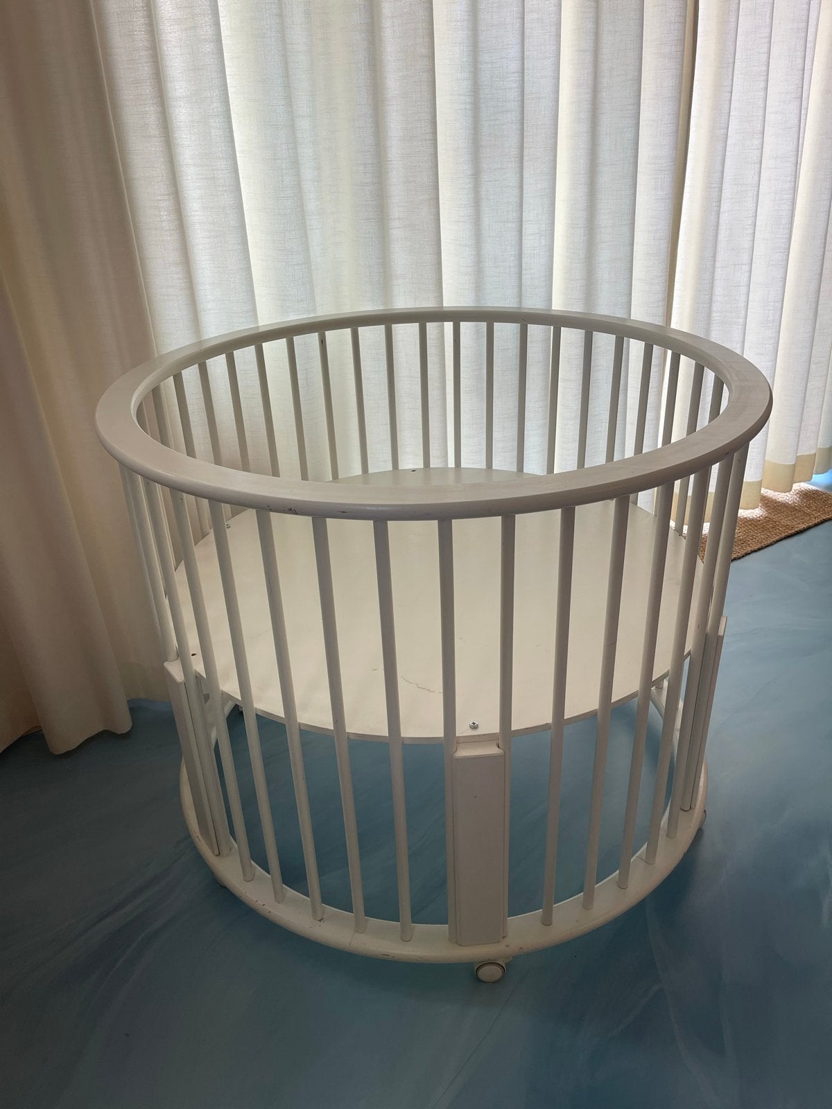 Bopita ronde box met 2 kleden, Kinderen en Baby's, Boxen, Ophalen, Gebruikt, Rond, Wieltjes