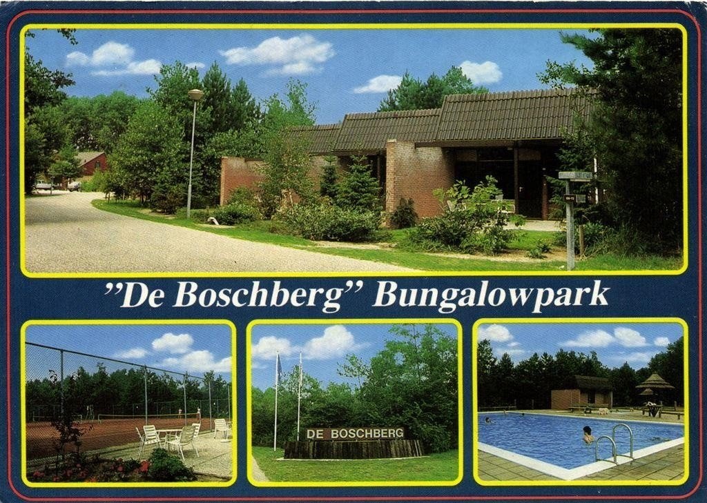 De Boschberg Bungalowpark - Biddinghuizen - 4 afb - gelopen, Ophalen of Verzenden, 1980 tot heden, Gelopen, Flevoland