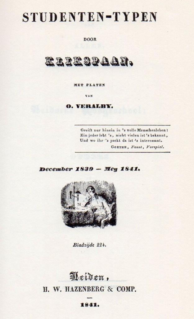Klikspaan - Studenten-typen (1982), Boeken, Ophalen of Verzenden, Nieuw