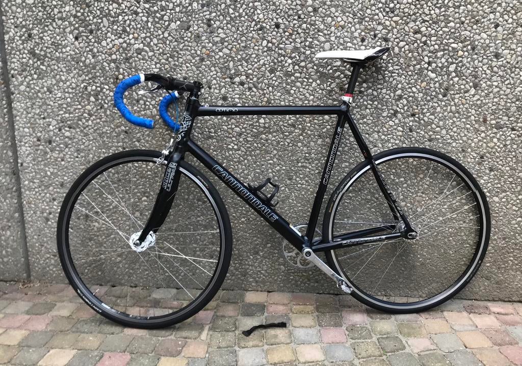 Cannondale 58 cm fixed gear / single speed bicycle, Fietsen en Brommers, Fietsen | Racefietsen, Minder dan 10 versnellingen, Gebruikt