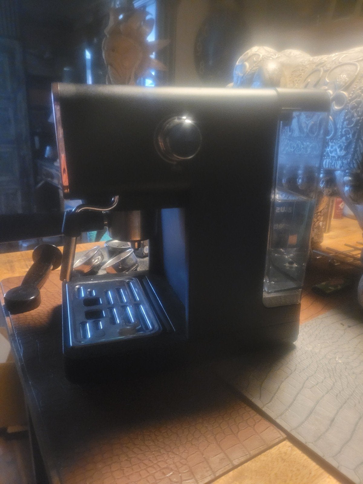 Blackrose Collection Espresso Apparaat - Zo goed als nieuw, Ophalen, Espresso apparaat, Zo goed als nieuw, Afneembaar waterreservoir