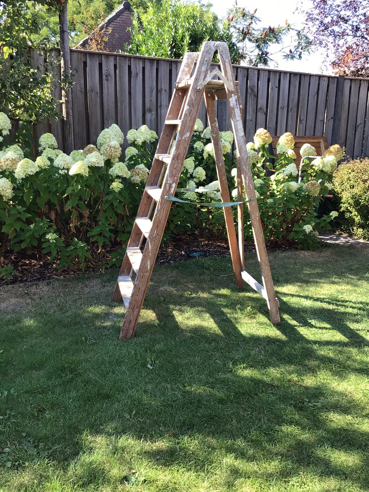 Houten schilderstrap, Ophalen, Gebruikt, Trap, Opvouwbaar of Inschuifbaar