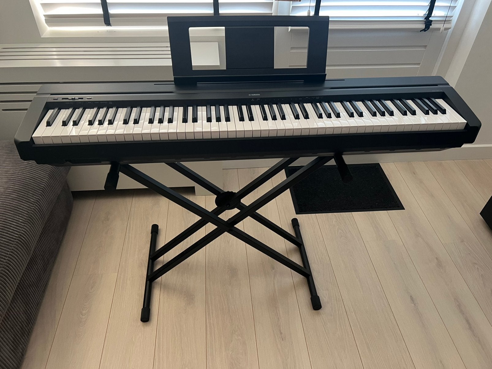 Yamaha P-45 Black digitale piano zwart, Muziek en Instrumenten, Ophalen, Zo goed als nieuw, Zwart, Overige typen