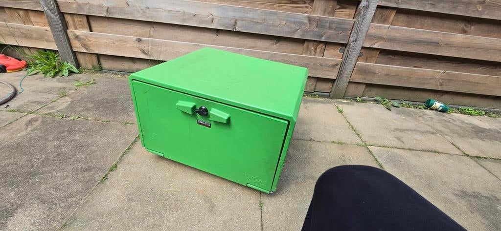 Bezorgbox fiets engels met monteerframe, Ophalen, Zo goed als nieuw, Fietskrat, Onbekend