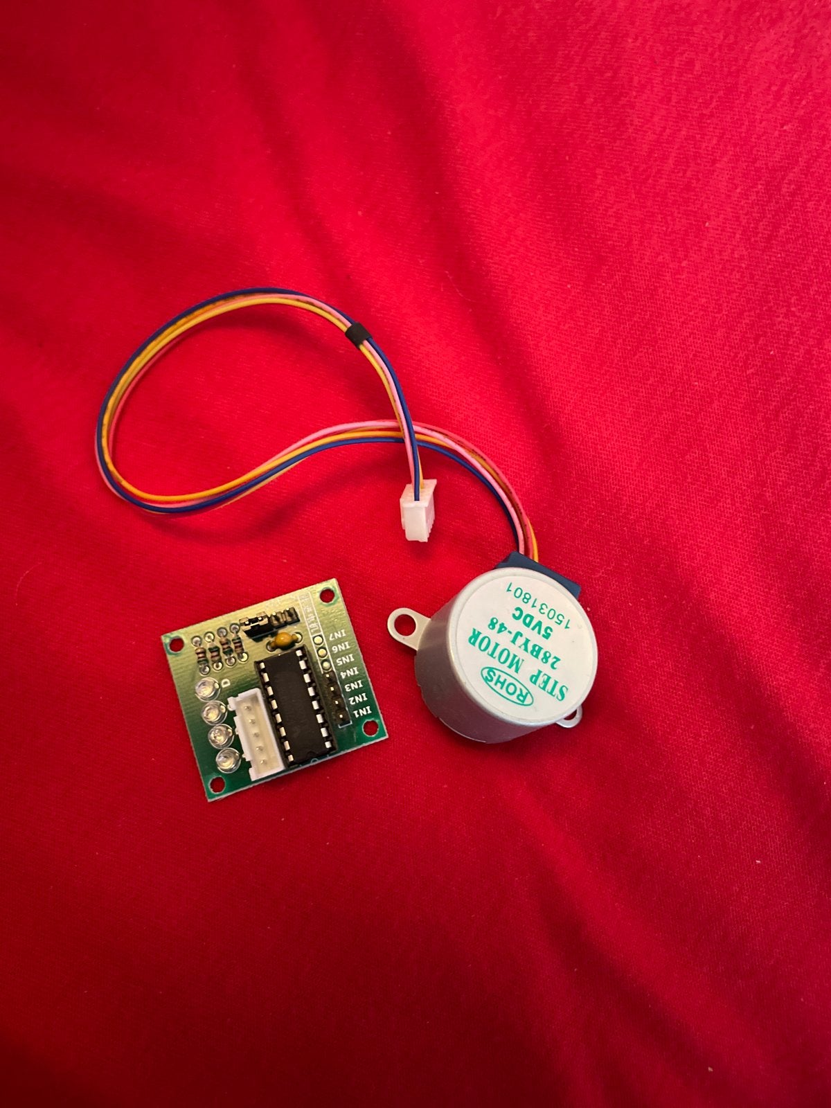 Arduino 28BYJ-48 stappenmotor met ULN2003 driver board, Ophalen of Verzenden, Nieuw
