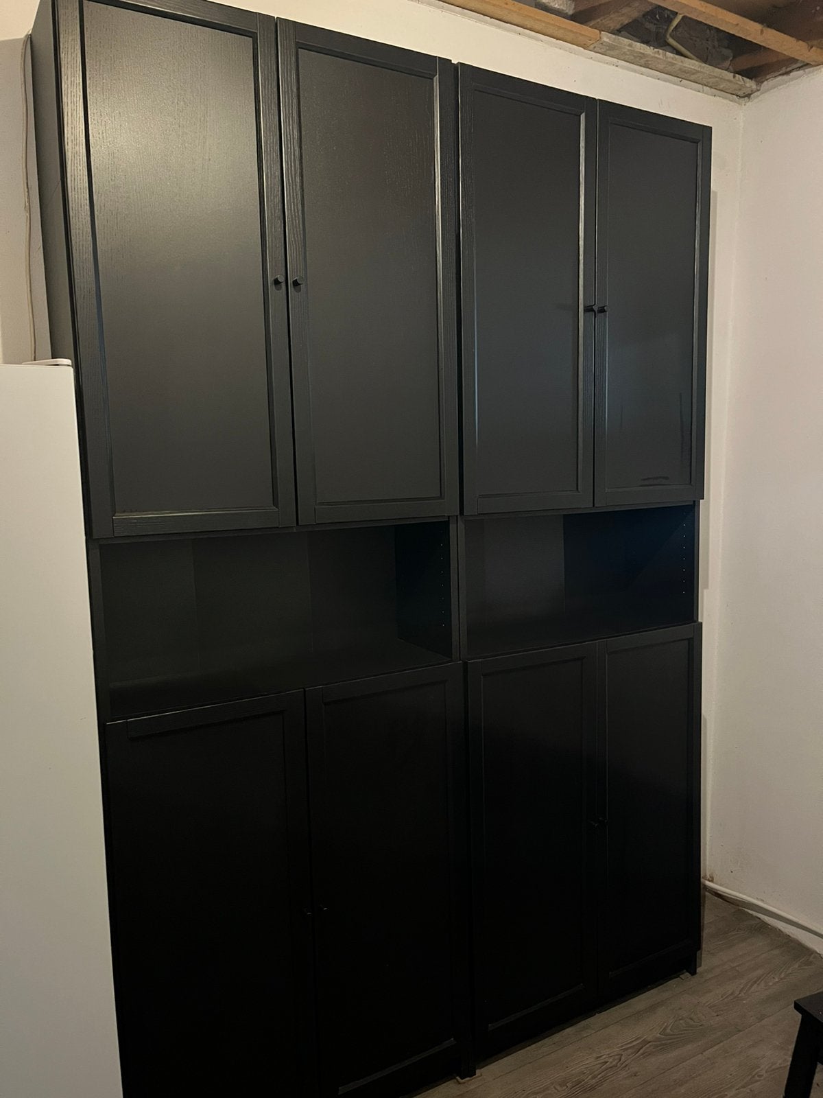 2 ikea billy oxberg kasten, Huis en Inrichting, Kasten | Kledingkasten, Ophalen, 200 cm of meer, 50 tot 100 cm, Zo goed als nieuw