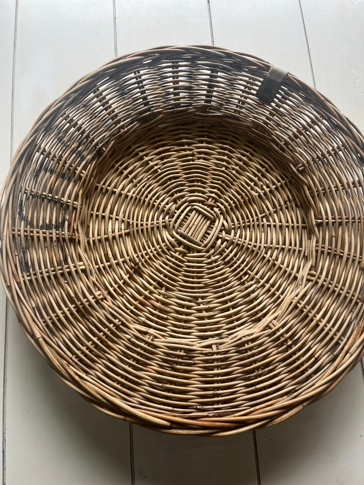 Groot rotan onderbord Rivièra Maison, Ophalen, Gevlochten, Rond, Zo goed als nieuw